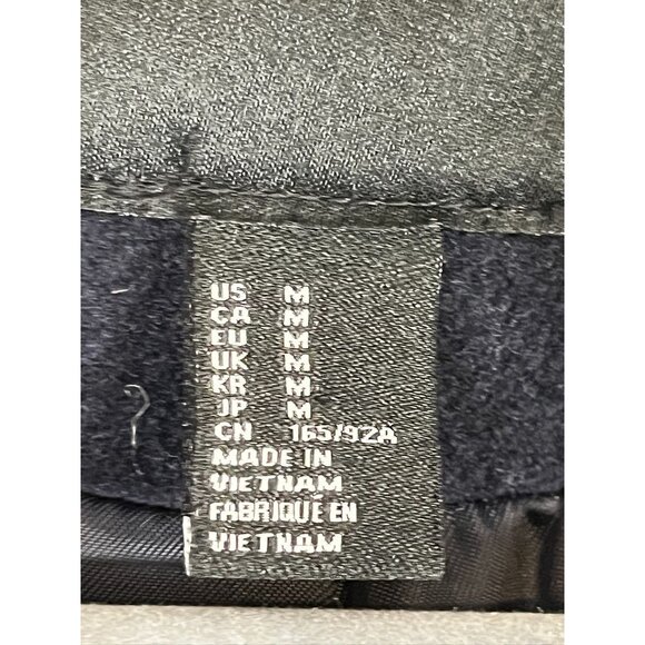 Wool Military Blazer Blue M Nautical Solider Festive Preppy Chic Neutral Classic - Picture 7 of 10